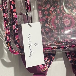 NWT Vera Bradley Clear Backpack